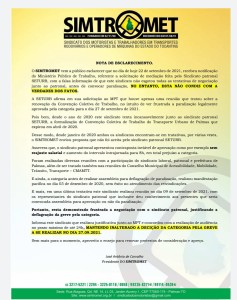 NOTA DE ESCLARECIMENTO